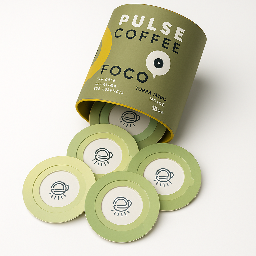 10 Sachês Pulse Coffee - Foco